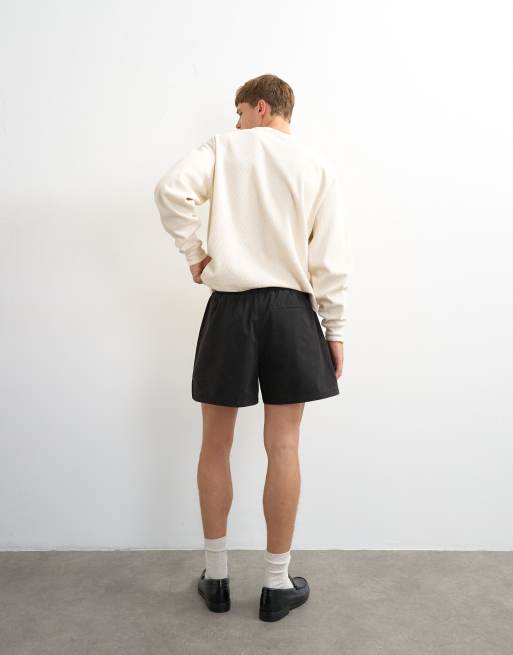 Topman micro fit shorts in black, 3 of 5