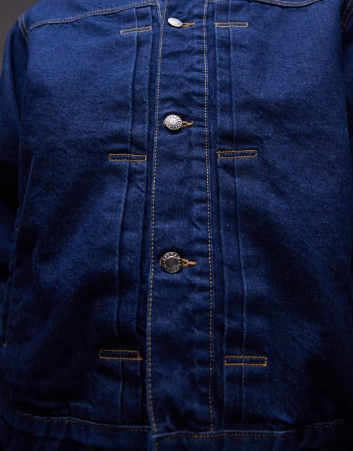Topman – Niebieska kurtka jeansowa, 4 z 4