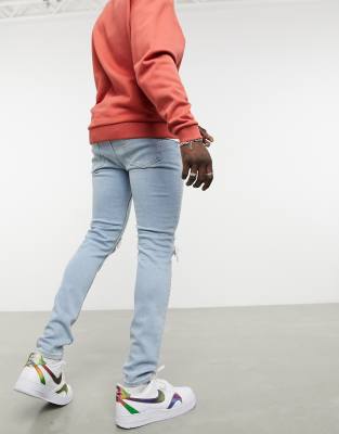 topman light blue skinny jeans