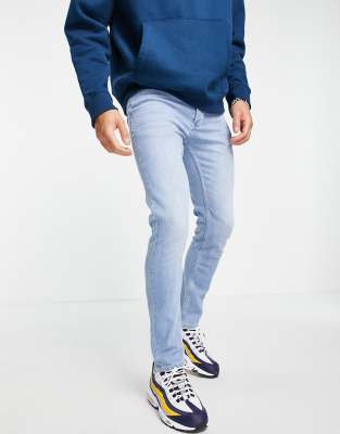 topman blue skinny jeans