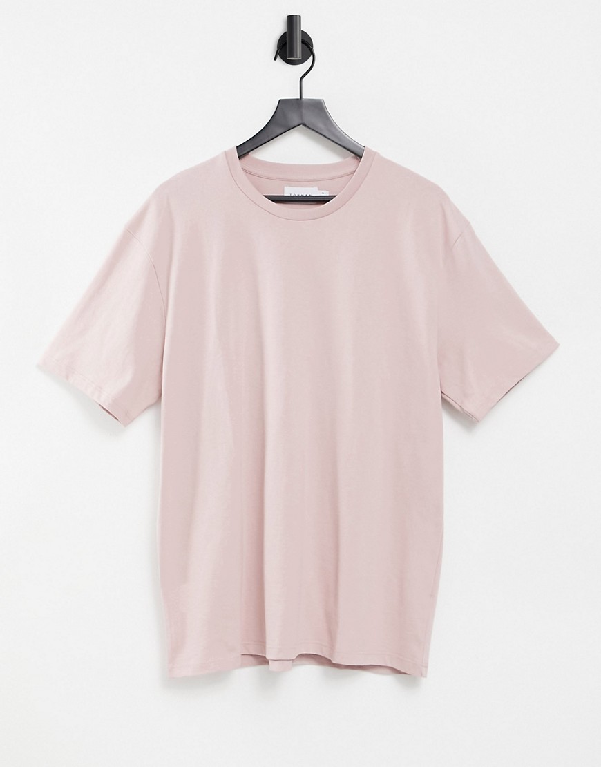 Topman Organic Cotton Oversized T-shirt In Pink