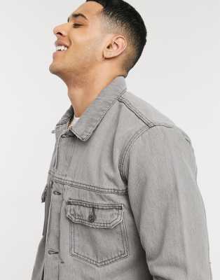 topman grey coat