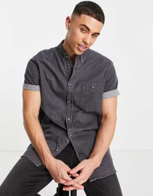 black denim shirts