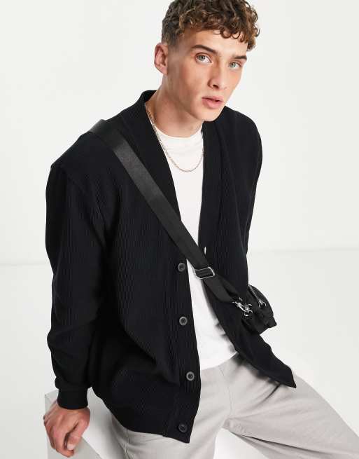 Topman – Ottaman – Svart kofta i oversize