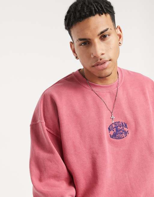 Topman store pink sweatshirt