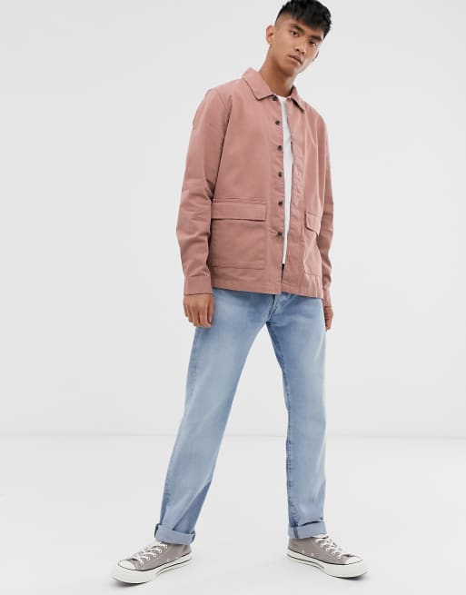 pink over shirt