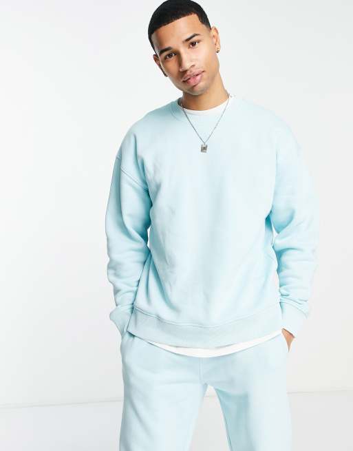 Topman – Oversize-Sweatshirt in Blau
