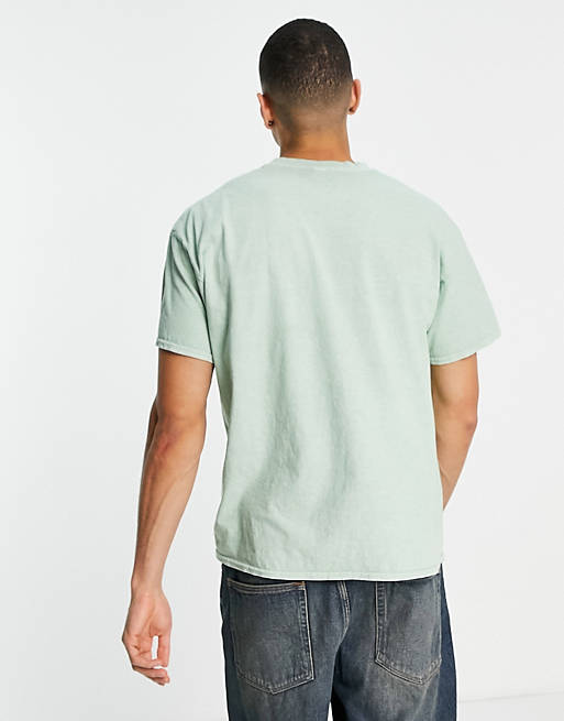 HERREN Hemden & T-Shirts Print Grün L Springfield T-Shirt Rabatt 70 % 