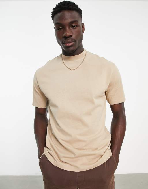 Topman Oversize T Shirt in Stone