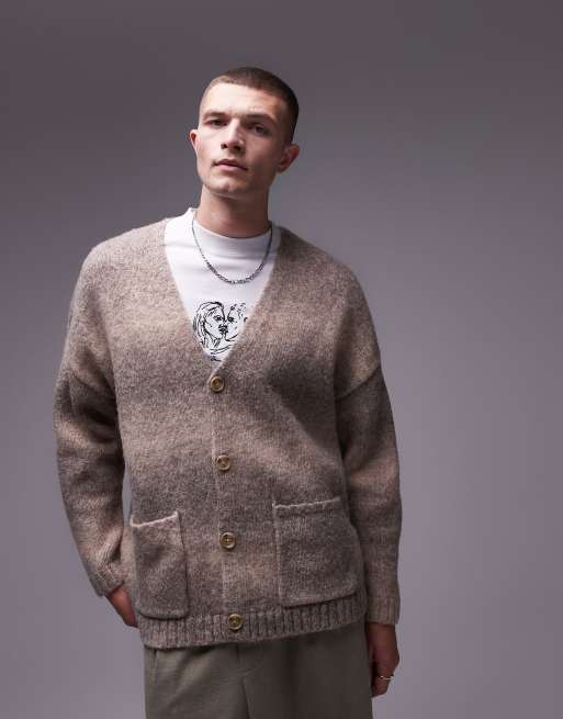 Brushed Mix Cardigan エクリュ