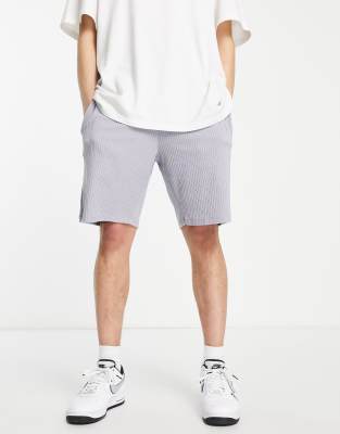 grey cord shorts