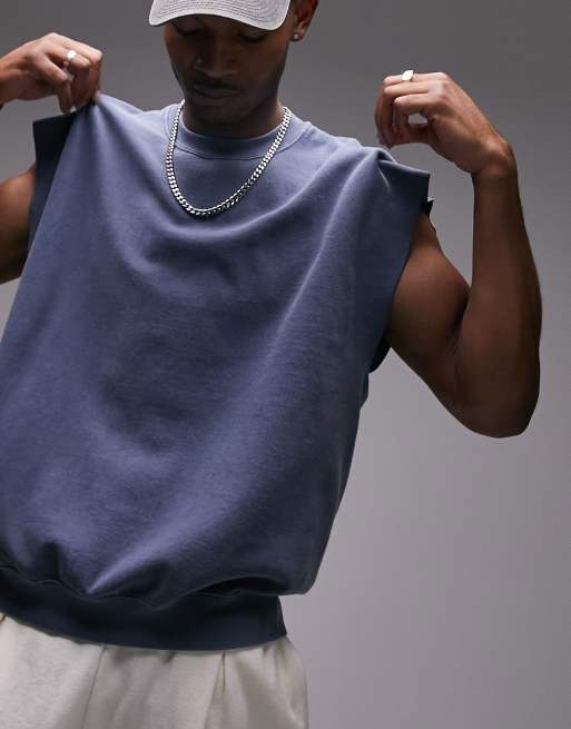 Sweatshirt cut 2024 off sleeves