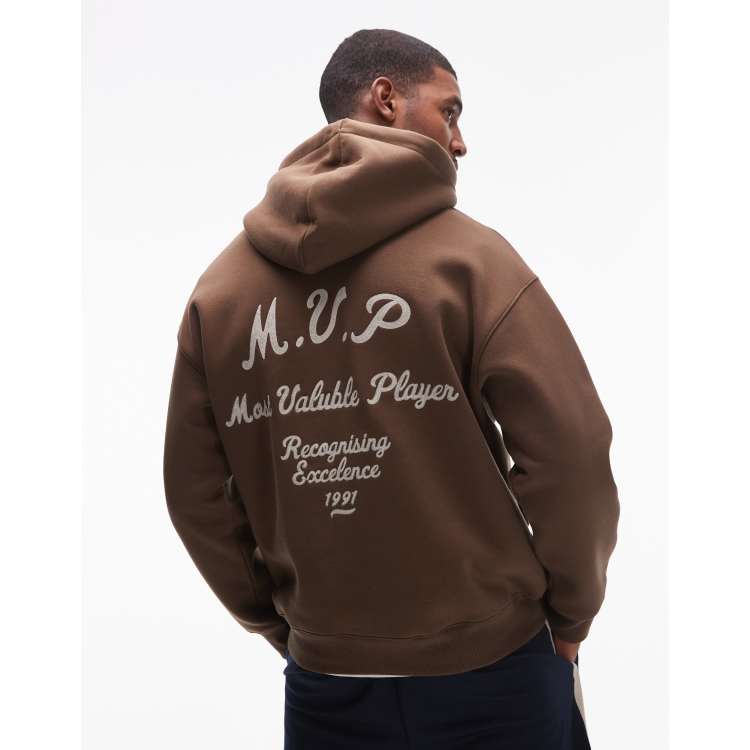 ミュージシャン EMBROIDERY LOGO HOODIE / CHOCOLATE BROWN 207424955-1-brown?$n_750w$&wid