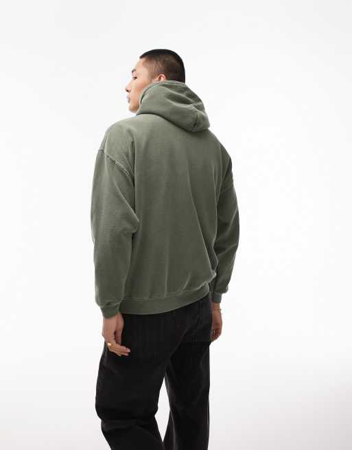 Topman store green hoodie