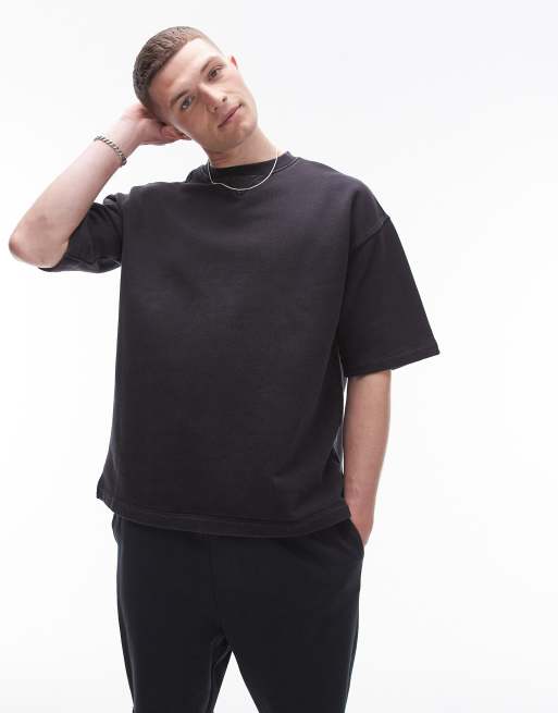 Oversized short sleeve sweatshirt on sale