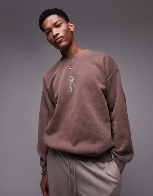 Rose clearance sweatshirt mens