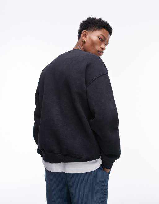 Felpa Con Cappuccio Oversize Oasi Nero // ba&sh IT