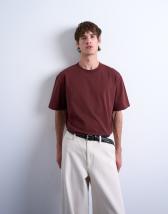 Topman oversized fit t-shirt in camel