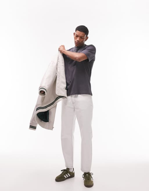 Topman oversized fit t-shirt in charcoal