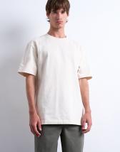 Topman oversized fit t-shirt in ecru