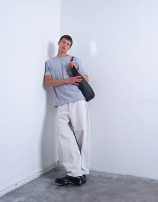 Topman Oversized Fit T-shirt In Blue