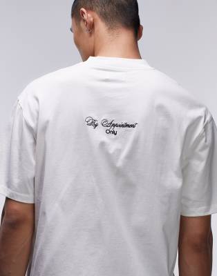 topman oversized white t shirt