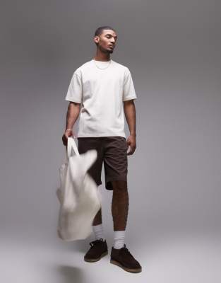 Topman Oversized Fit Textured Stripe T-shirt