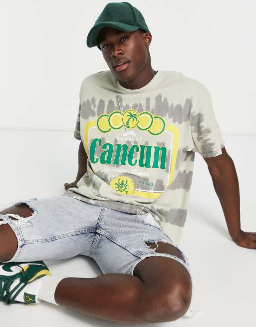 camouflage hybrid jacket | Topman oversized fit tie dye stripe t - shirt  with cancun print - HkgolferShops