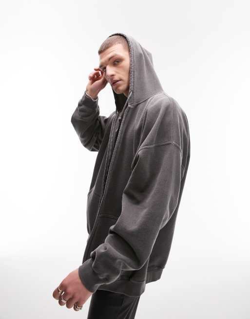 Oversized Full-Zip Hoodie