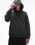 Topman oversized hoodie in dark green