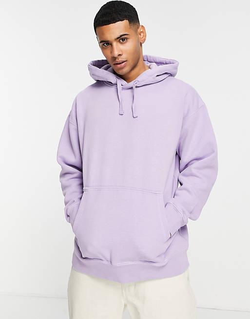 Topman oversized hoodie in lilac | ASOS