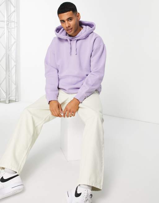 Topman oversized hoodie in lilac | ASOS