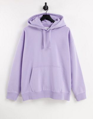 Topman oversized hoodie in purple