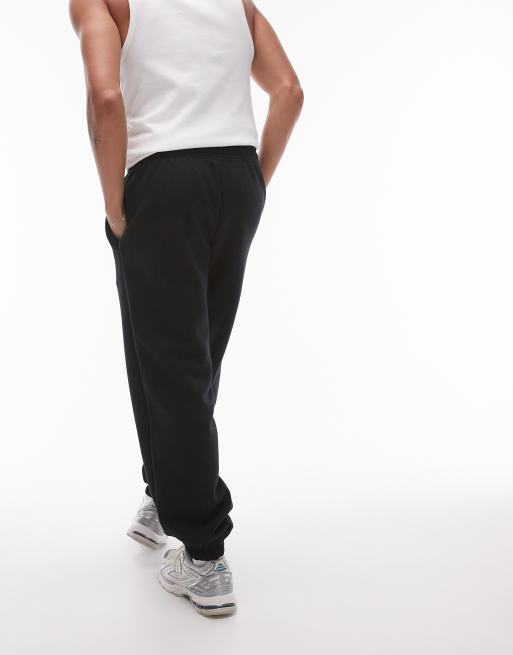 Topman - Oversized joggingbroek in zwart, 4 van 5
