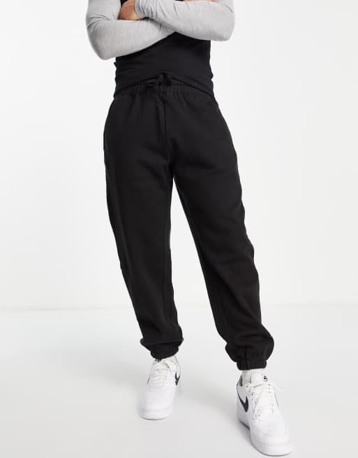 Topman - Oversized joggingbukser i sort - Del af sæt