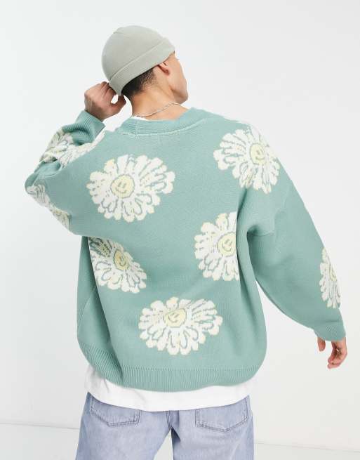 Green sunflower online sweater