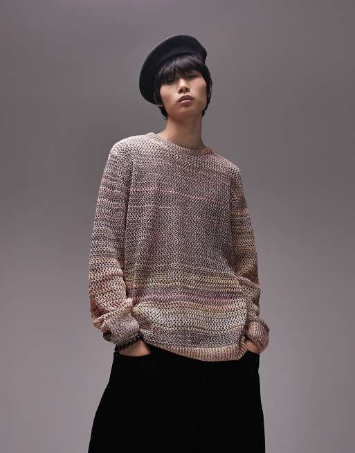 Oversize crochet outlet sweater