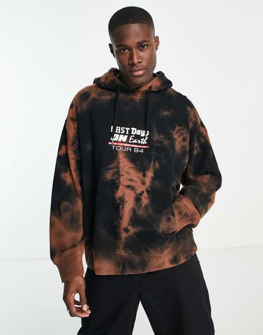 Earthy Camo Tie Dye Hoodie