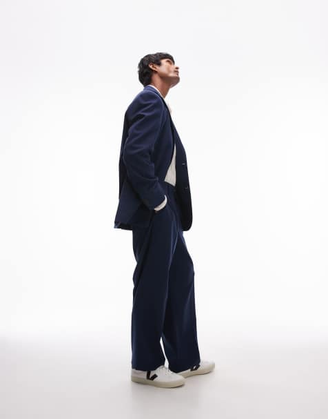 Topman oversized suit in blue - view 1