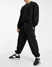 Topman oversized sweatshirt in black - part of a set | ASOS