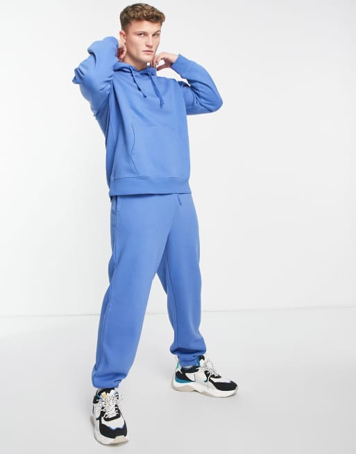 Afspejling TVsæt picnic Topman oversized sweatpants in blue - part of a set | ASOS