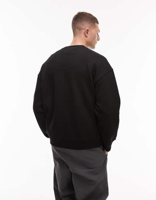 Topman 2025 black sweatshirt