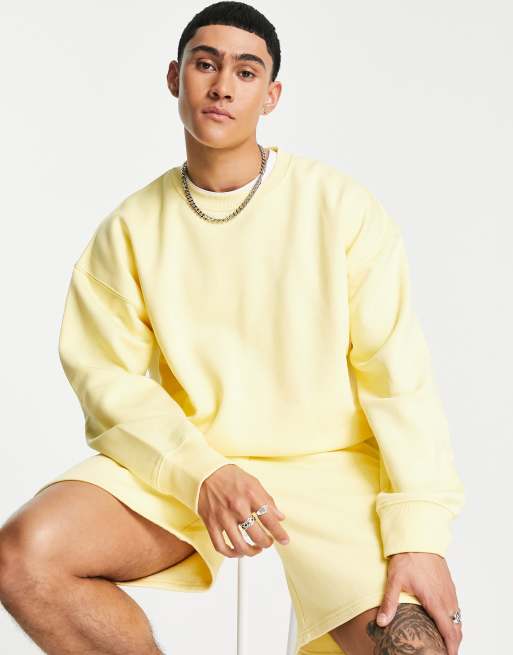 Topman 2025 yellow sweatshirt