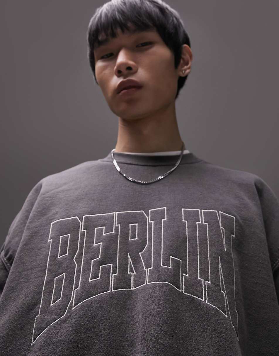 Topman sales berlin sweatshirt