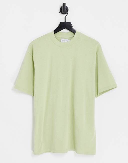 Light green t hot sale shirt for men