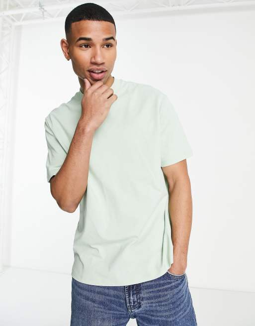 Topman - Oversized T-shirt in saliegroen - LGREEN