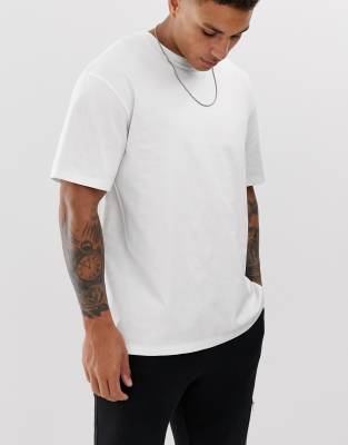 Topman oversized t-shirt in white