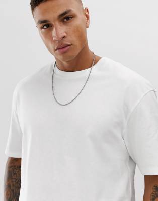 baggy white t shirt mens