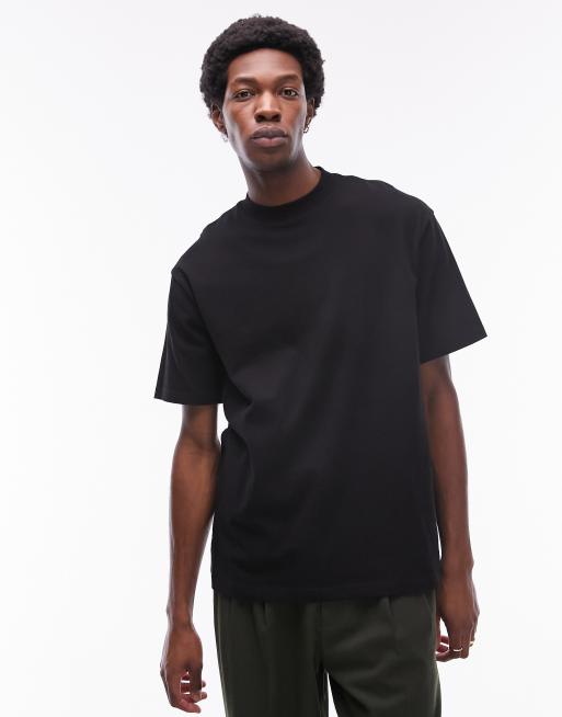 Topman - Oversized T-shirt in zwart