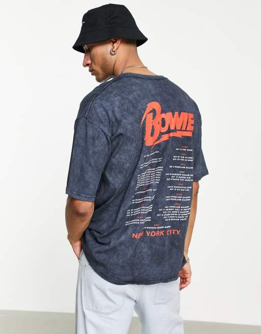 David bowie t shirt topman hot sale